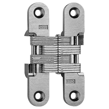 Soss Door Invisible Hinge, 1-3/8 in-1-3/4 in Door Thickness, Unplated 216UNP